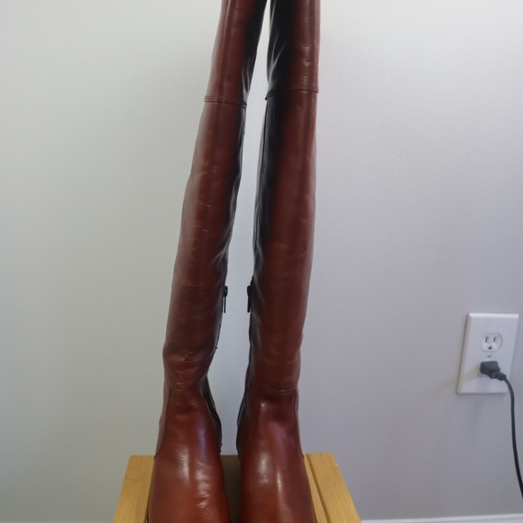 Frye Over the Knee Riding Leather Boots size 8.5 - Picture 3 of 9